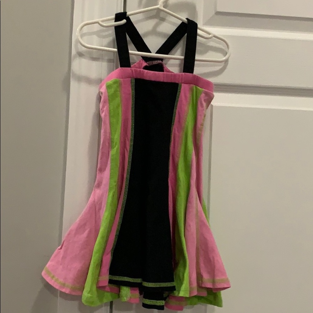 Beautiful designer dress with shoulder cover up.